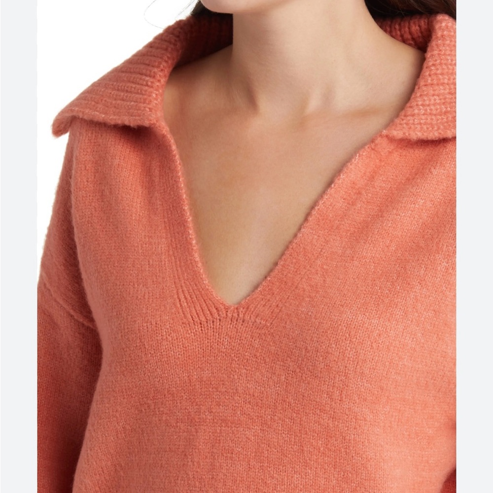 Treasure & Bond Apricot Cropped Sweater, Size M. Excellent Pre-owned Condition - Picture 2 of 5